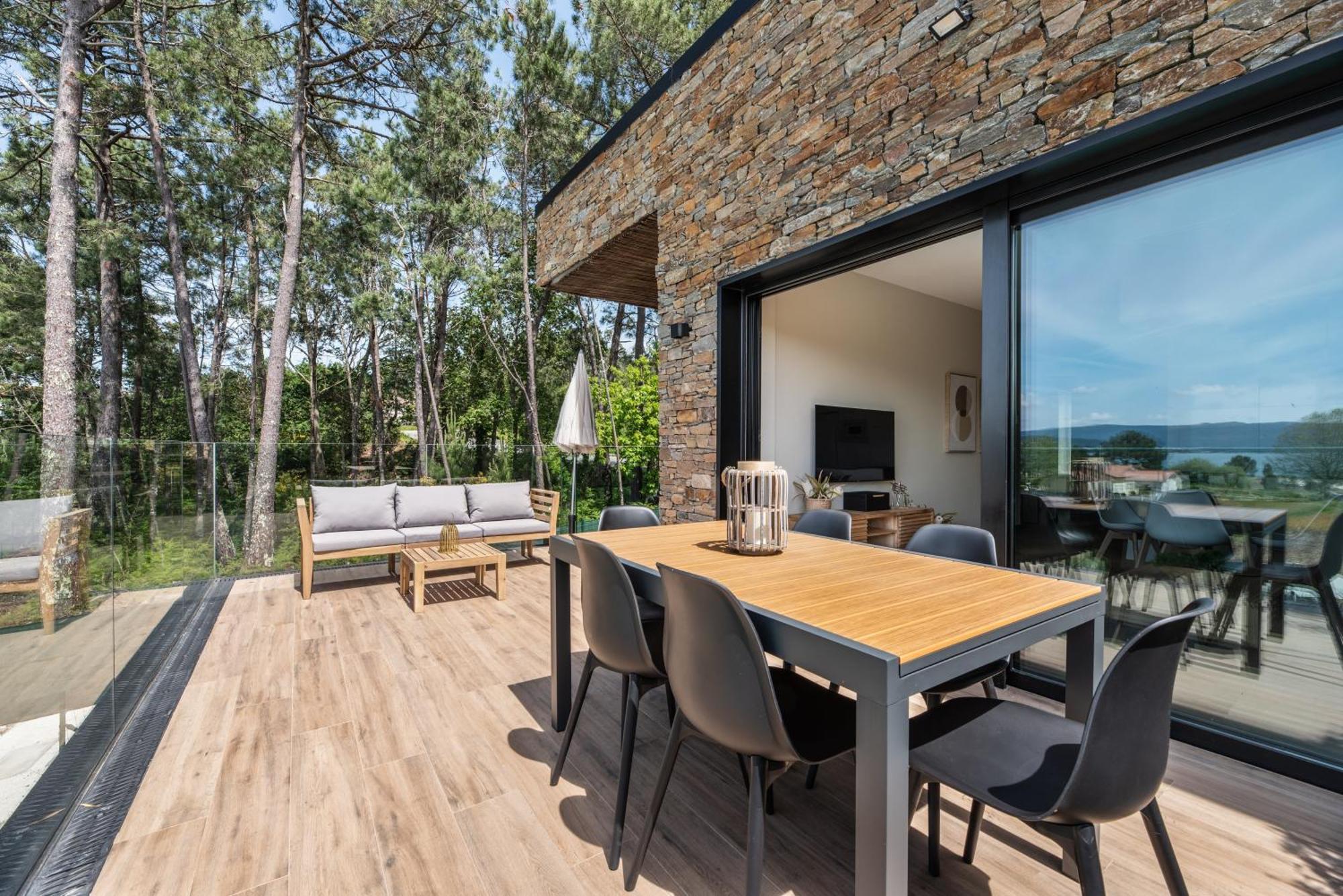 Nova Aguieira Apartments - Acceso Directo Playa Porto do Son Exteriör bild